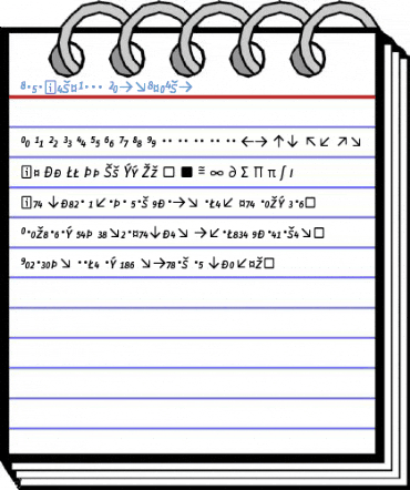 InfoTextBook CapsItaExp Font