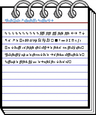 InfoTextSemibold ItalicExp Font