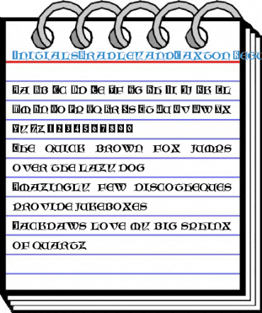 InitialsBradleyandCaxton Regular Font