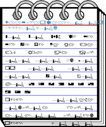 InkFontDingbats Regular Font