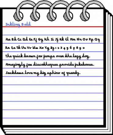 Inkling Bold Font