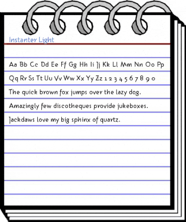 Instanter Light Font