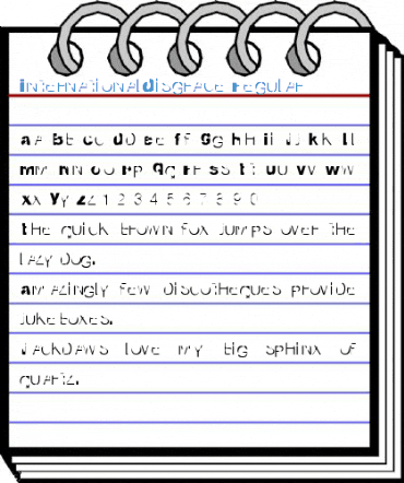 InternationalDisgrace Regular Font