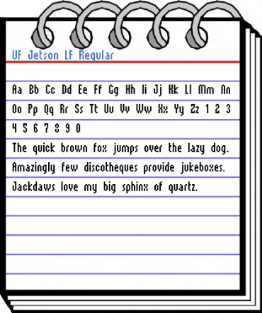 UF Jetson LF Regular Font