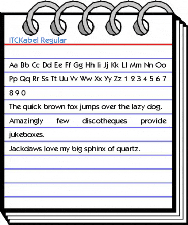 ITCKabel Regular Font
