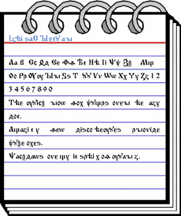 IzhitsaC Regular Font