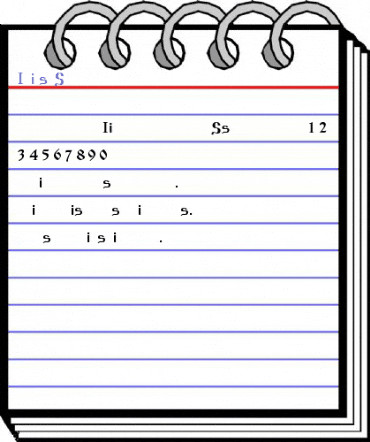 IzhitsaOS Regular Font