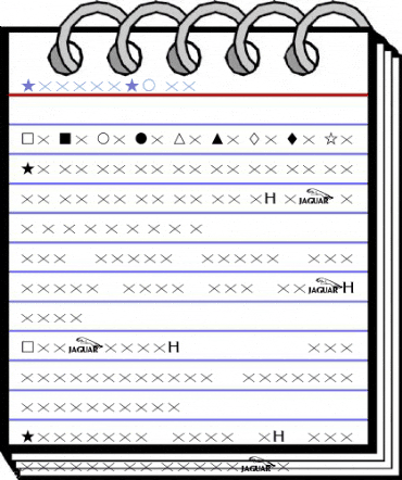 JaguarJC Pi Font