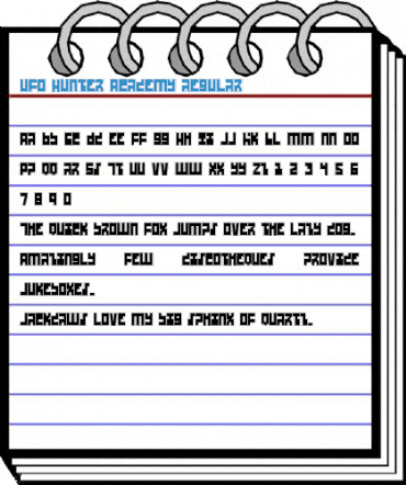 UFO Hunter Academy Font