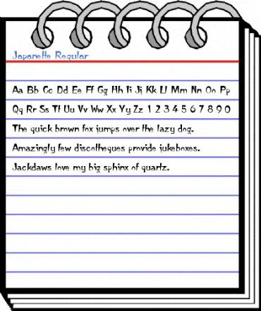 Japanette Regular Font