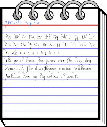 JBCalli Regular Font