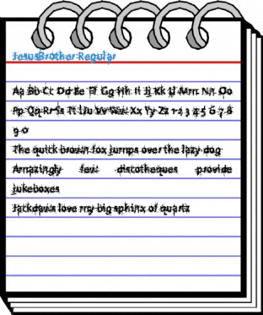 JesusBrother Regular Font