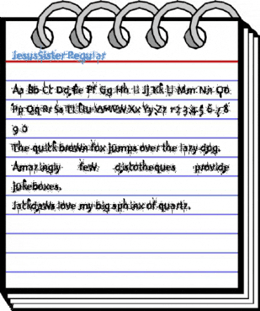 JesusSister Regular Font