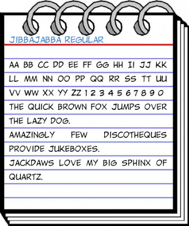jibbajabba Regular Font