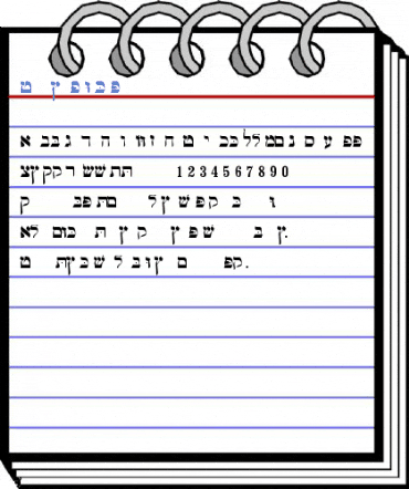 Jiddish Regular Font