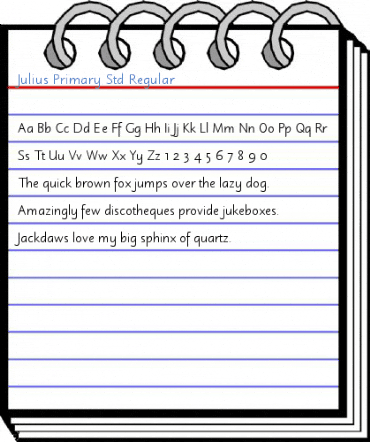 Julius Primary Std Regular Font