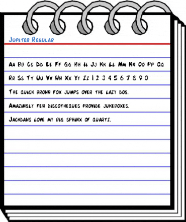 Jupiter Regular Font