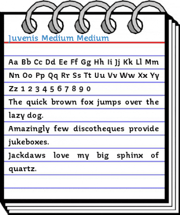Juvenis Medium Medium Font