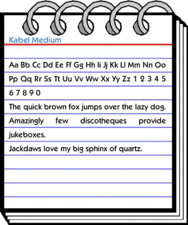 Kabel Medium Font