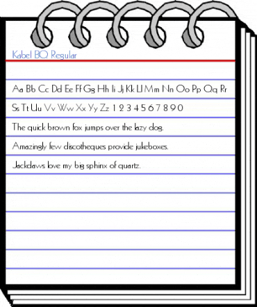 Kabel BQ Regular Font