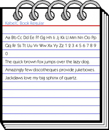 KabelC Book Regular Font