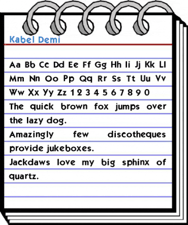 Kabel Demi Font