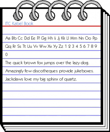 ITC Kabel Book Font