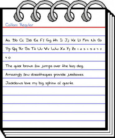 Callani Regular Font