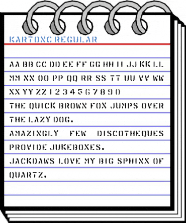 KartonC Regular Font