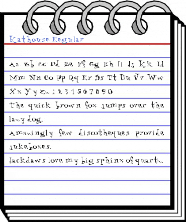 Kathouse Regular Font