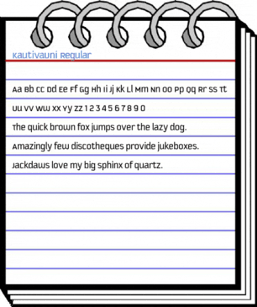 KautivaUni Regular Font