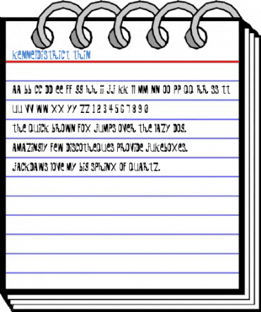 KennelDistrict Thin Font
