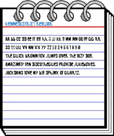 KennelDistrict Regular Font