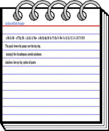 KeyboardBold Regular Font