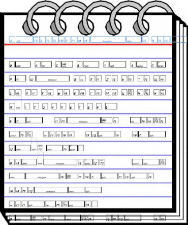 KeyFontRussian Bold Font