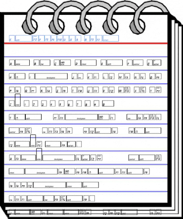 KeyFontUSA Bold Font
