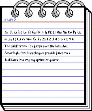 Khaki 2 Font
