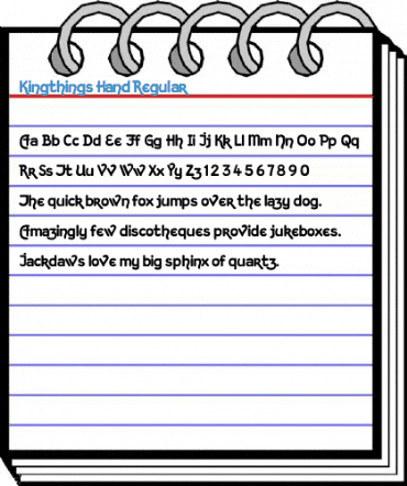 Kingthings Hand Regular Font