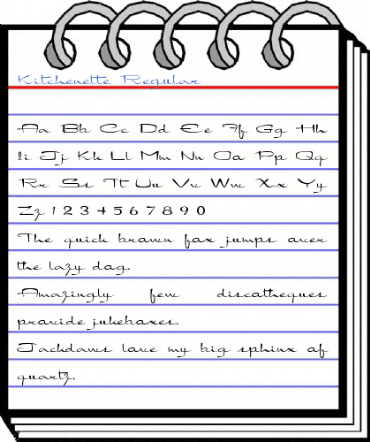 Kitchenette Regular Font