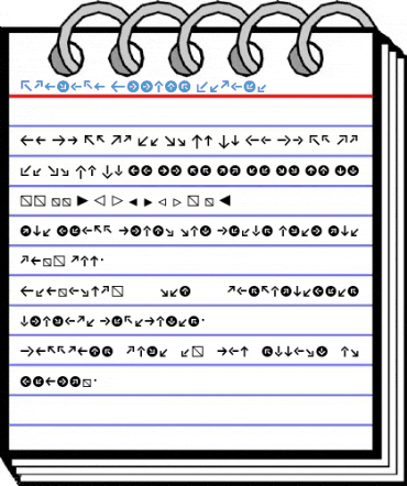 Klavika Arrows Medium Font