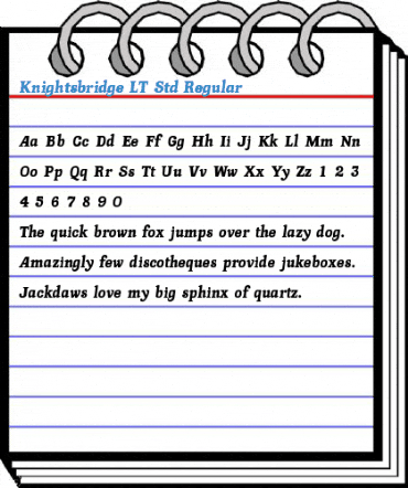 Knightsbridge LT Std Regular Font