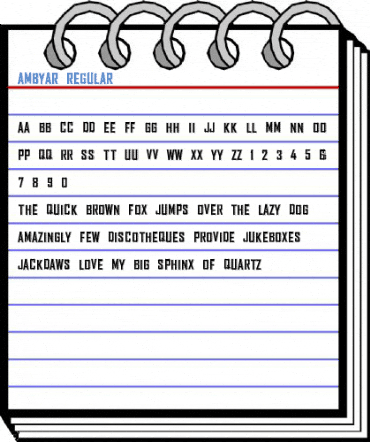 Ambyar Regular Font