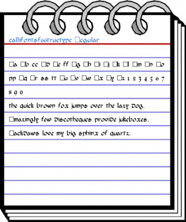 CallifontsF66TrueType Regular Font