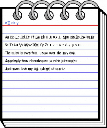 KO dirty Font