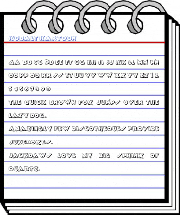 Kobalt Kartoon Font