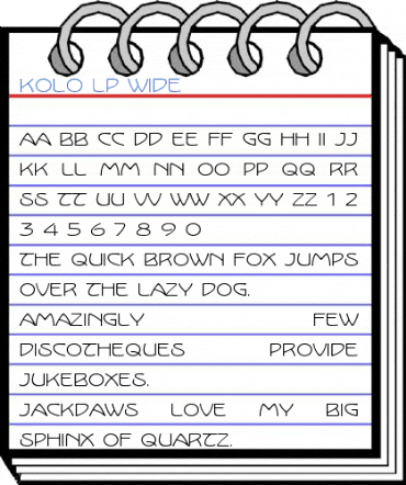 Kolo LP Wide Font