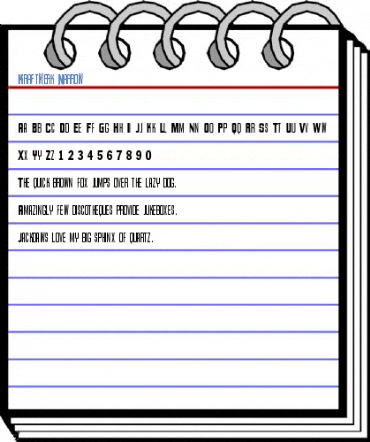 Kraftwerk Narrow Font