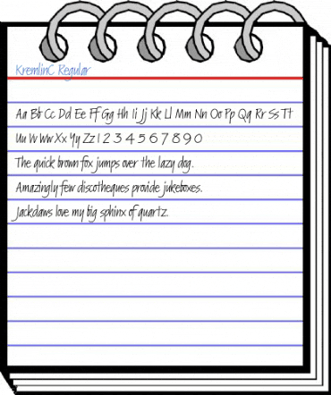 KremlinC Regular Font