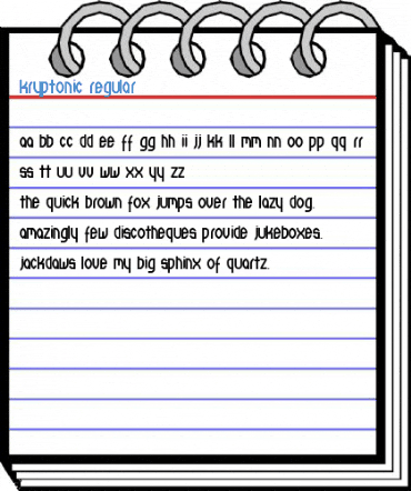 Kryptonic Regular Font