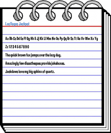 LasVegas Jackpot Font